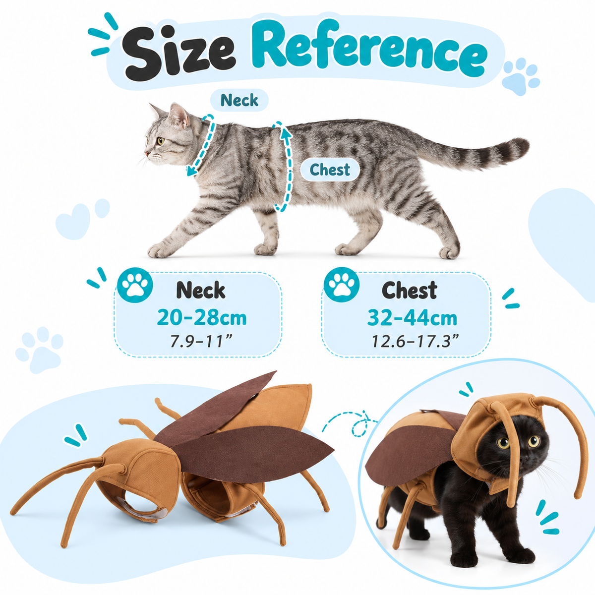 Cockroach Cat Costume